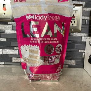Unopened bag of Lady Boss Lean Vanilla Cake Flavor, Exp: 02/2023
